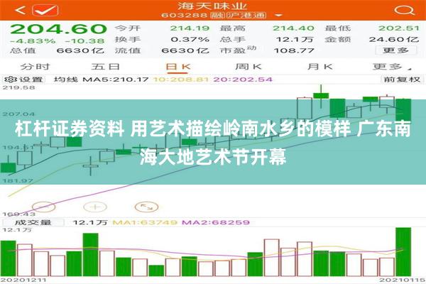 杠杆证券资料 用艺术描绘岭南水乡的模样 广东南海大地艺术节开幕